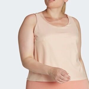 PLUS‎ Adidas NWT Halo Blush 11H TR Training Stretch Sleeveless Athletic Tank 1X